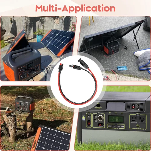 Miniatura 6 de Kit de conector de cable de panel solar 10 AWG, compatible con conector solar y conector Anderson para RV, Goal Zero Yeti, Renogy generador solar