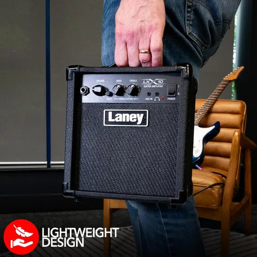 Miniatura 5 de Laney Combo de guitarra LX10 10W woofer de 5 pulgadas, negro