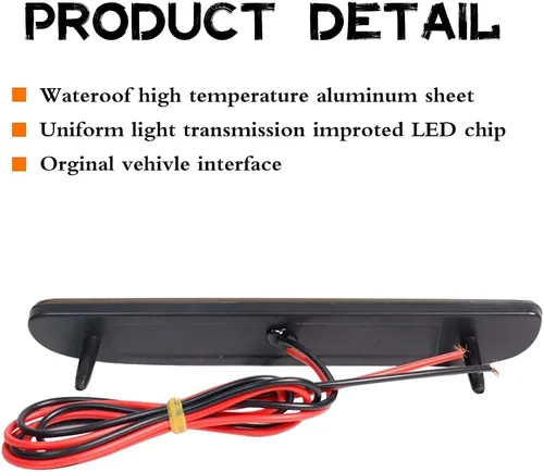 Miniatura 5 de Kit de luces LED Tonsya con lente ahumada negra para Ford Mustang V6 GT Cobra SVT 1994 1995 1996 1997 1998, lámpara de marca lateral del parachoques