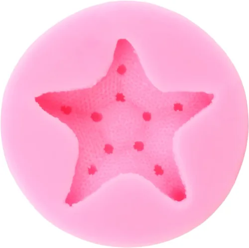 Miniatura 8 de Mujiang Moldes de silicona para caracola, estrella de mar, erizo de mar, para decoración de pasteles, decoración de pasteles, chocolate, pasta