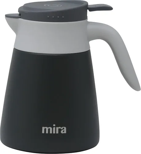 Miniatura 10 de MIRA Servidor de jarra de café aislado, dispensador de café de acero inoxidable, 27 onzas, azul rey