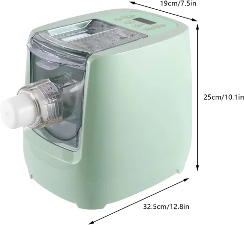 Miniatura 9 de Máquina eléctrica para hacer pasta, máquina automática para hacer pasta con 13 discos para espaguetis y fettucina y más, máquina para hacer pasta
