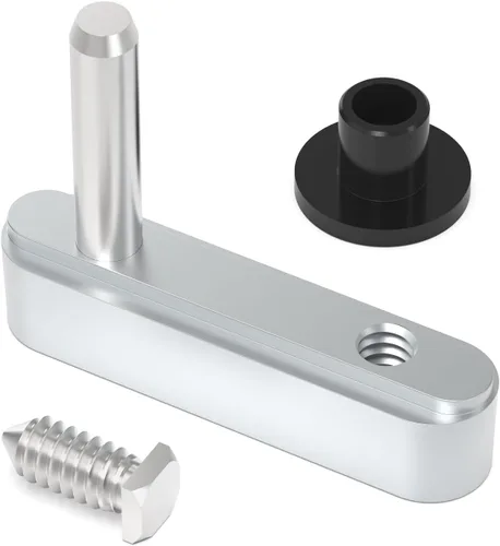 Miniatura 11 de Piezas de pasador de pivote para puerta de ducha con tuerca hexagonal y arandela, reemplazo de pivote de acero inoxidable para puertas de ducha