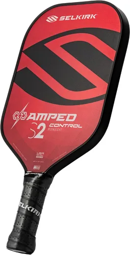 Miniatura 8 de Selkirk Sport Amped Control Pickleball Paddle Precision & Control Fiberglass Pickleball Paddles 16mm X5 Core Made in USA Gris Ligero