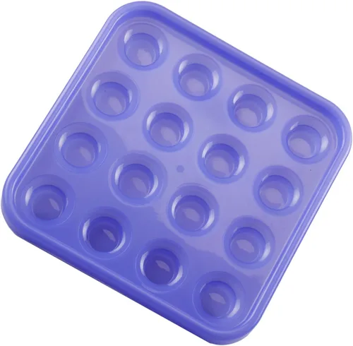 Miniatura 8 de Bandeja de bola de billar estándar para 16 bolas, bandeja de transporte de bolas de plástico negro de 2 1/4 pulgadas para mesa de billar 01
