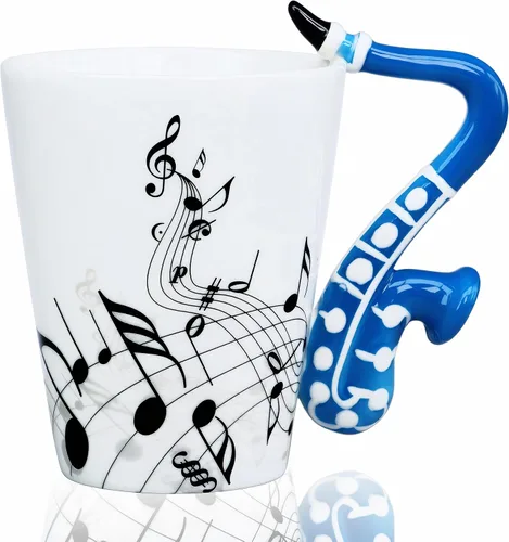Miniatura 17 de Taza de guitarra, taza de café de guitarra, regalo para guitarristas músicos, taza de guitarra de 13.5 onzas, regalos para amantes de la música