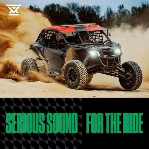 Miniatura 7 de MTX Sistema de barra de sonido de audio UTV, Bluetooth de 4 altavoces, serie Mud MUDSYS46 - Jaula inalámbrica todoterreno para exteriores estéreo
