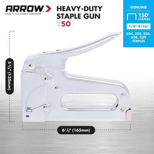 Miniatura 6 de Arrow Fastener T50 - Pistola engrapadora de alta resistencia