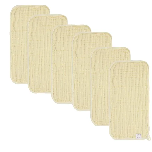 Miniatura 12 de norinori Paños de muselina para bebé, paquete de 6 paños de muselina para eructos, pañuelos, grandes, 20 x 10 pulgadas, extra suaves, absorbentes
