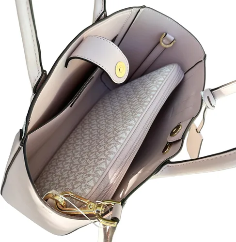 Miniatura 4 de Michael Kors Kali - Bolso bandolera mediano Signature MK + funda para iPad