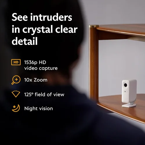 Miniatura 7 de SimpliSafe Cámara de Seguridad Inalámbrica para Interiores Smart Alarm