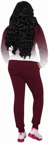 Miniatura 4 de FANDEE Conjunto de dos piezas para mujer, conjunto casual de sudadera con capucha y bolsillos