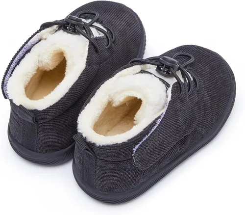 Miniatura 5 de BMCiTYBM Botas de nieve impermeables para bebé niño y niña, botines cálidos de invierno, antideslizantes, ligeros, zapatos al aire libre