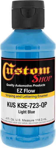 Miniatura 19 de Custom Shop KSE757-QP Triple Black - Pintura esmaltada EZ Flow a rayas y letras – 4 onzas Triple negro