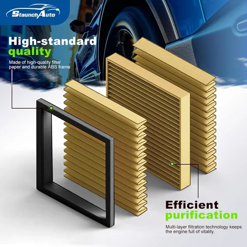 Miniatura 4 de Engine & Cabin Air Filter Set for 2019-2022 Honda Insight 1.5L L4 Gas - Activated Carbon - Automotive Replacement Accessories #172206L2A01 CF11182