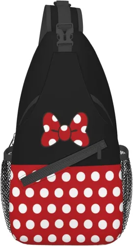 Red Spider Pecho Sling Bag Casual Para Mujeres y Hombres Crossbody Sling Mochila Bandolera Bolsa De Hombro Para Viajes Senderismo Gimnasio