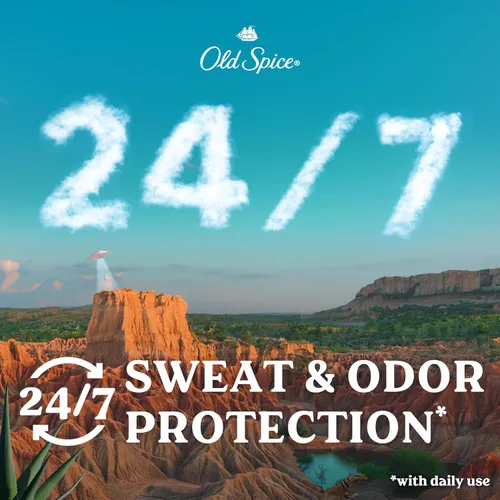 Miniatura 4 de Old Spice Antitranspirante y desodorante Canyon para hombre con aloe, protección contra olores 24/7, 2.6 onzas (paquete de 3)