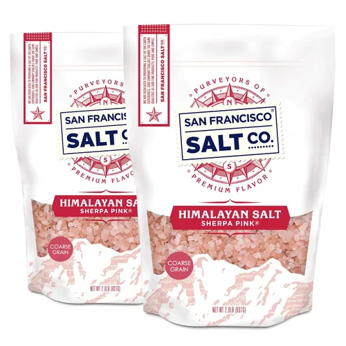 Miniatura 13 de Auténticos granos de sal gruesa del Himalaya Sherpa Pink
