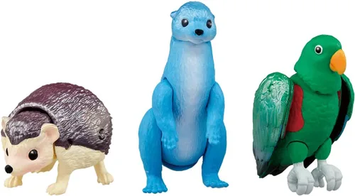 Takara Tomy Ania Adventure Continent Ania Kingdom Otter Village Animal Set (White Pearl Ver.)