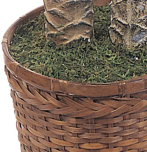 Miniatura 5 de Nearly Natural Palmeras artificiales de sagú de 6 y 4 pies, palmeras artificiales en maceta doble con dos troncos realistas y 80 hojas de palma