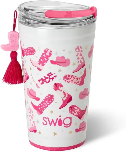 Miniatura 63 de Swig Life - Vaso aislante de 22 onzas, vaso de viaje para café con tapa, taza de café para viaje compatible con portavasos, de acero inoxidable