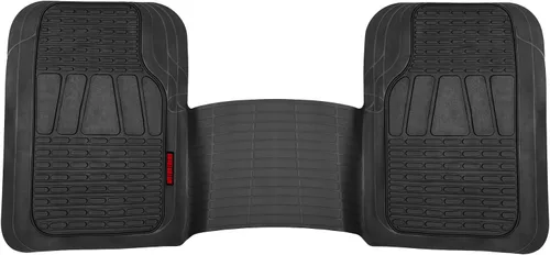 Miniatura 8 de Tapete de caucho para vehículo, tapete para área trasera, protección contra todo tipo de clima, diseño universal para camiones, automóviles, sedán