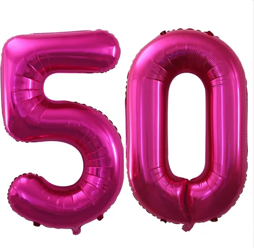 Miniatura 108 de Goer, conjunto de globos de papel aluminio para decoraciones de cumpleaños, globos de las letras de feliz cumpleaños y de números Oro