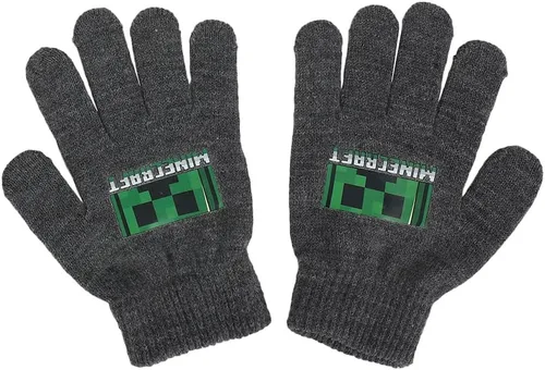 Miniatura 4 de Minecraft Creeper - Conjunto de gorro y guantes para jóvenes, Multi colorido