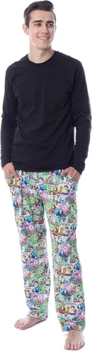 Miniatura 3 de Nickelodeon Mens Garfield and Jon Classic Comic Strip Lounge Pajama Pants