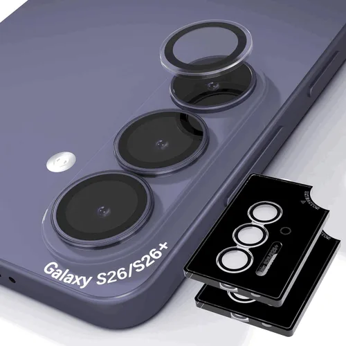 Miniatura 41 de Orzero Protector de lente de cámara compatible con Samsung Galaxy S25, bandeja de instalación de un solo paso, cubierta de vidrio con anillo