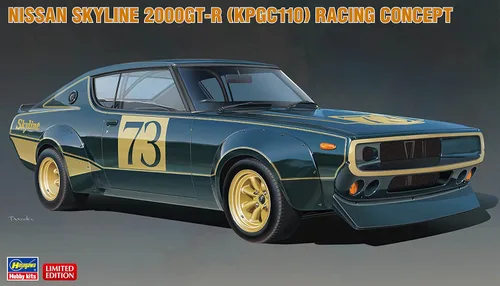Miniatura 6 de Hasegawa 20642 1/24 Nissan Skyline 2000GT-R Racing Concept Model Kit, multicolor