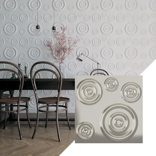 Miniatura 23 de Ekena Millwork 19 5/8 pulgadas de ancho x 19 5/8 pulgadas de alto Reece EnduraWall Panel de pared decorativo 3D, cobre envejecido