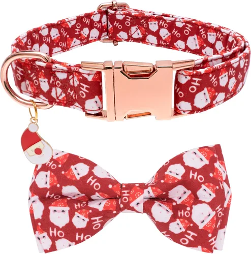 Miniatura 10 de Collar de moño para perro Faygarsle de Halloween de otoño para perros pequeños, medianos y grandes, collares de moda y lindos para perros machos