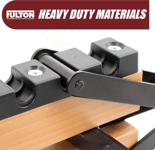 Miniatura 7 de Peachtree Woodworking Supply Paquete de 2 abrazaderas de presión de 4 vías para sujetar paneles desde todas las direcciones. Para carpinteros