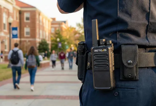 Miniatura 13 de Retevis Walkie Talkies RT68 para adultos, radios de 2 vías de largo alcance, manos libres, batería de 1200 mAh, walkie talkie portátil recargable
