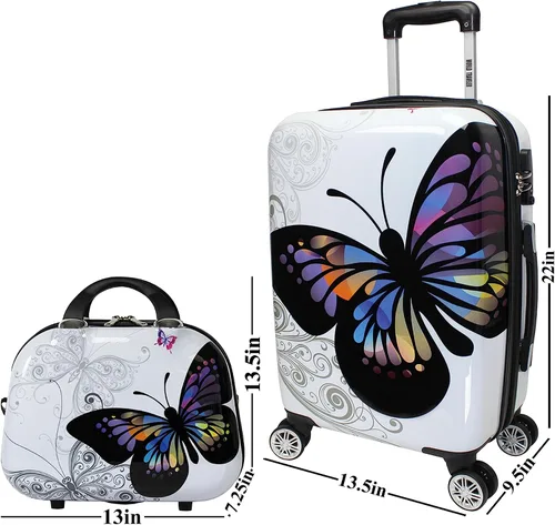 Miniatura 6 de World Traveler Equipaje de mariposa, Mariposa, Equipaje de mariposa
