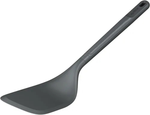 Zyliss E980233 - Volteador de cocina en ángulo, paja de trigo sostenible/nailon, espátula para cocinar, antiadherente, cabezal resistente al calor,