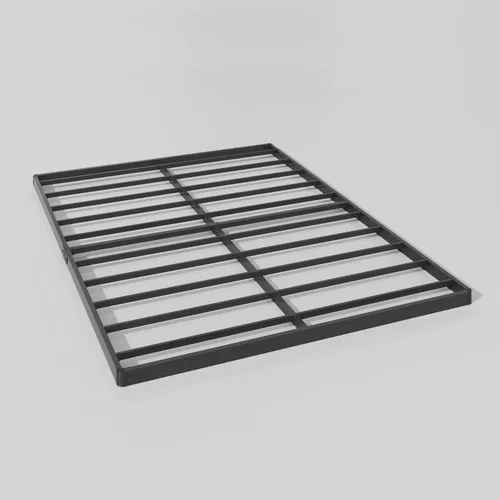 Miniatura 8 de SHLAND Base para somier Queen de 2 pulgadas de perfil bajo, láminas de cama de montaje fácil, estructura metálica resistente, base de apoyo para 2