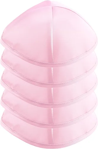 Miniatura 10 de Paquete de 5 piezas – Hq Satin/Lino/Velvet/Seda Cruda/Gamuza Kippah para hombre, sombrero Yamaka diseñado en Israel – Kippot Bulk