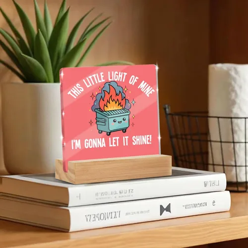 Miniatura 5 de Regalos divertidos de oficina para compañeros de trabajo, regalos para jefes, placa acrílica con tarifas de escritorio de respuesta, regalo de broma