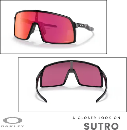 Miniatura 6 de Oakley Sutro OO9406 / OO9462 - Lentes de sol para hombre, kit de correa de accesorios, bolsa de microfibra