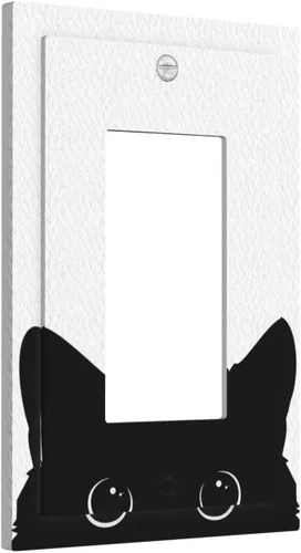 Miniatura 57 de Placa de pared decorativa con hojas de palmera tropicales de oro blanco, hoja de plátano, doble interruptor de luz de palanca decorativa, placa