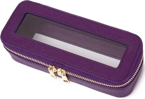 Miniatura 54 de Pinkmik Pequeña bolsa de maquillaje, mini estuche transparente para maquillaje y neceser con cremallera, organizador de bolsos para mujer