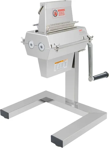 Hakka - Ablandador de carne comercial, máquina ablandadora manual de carne, acero inoxidable, 5 pulgadas/4.921 in, 27 cuchillos, herramienta para