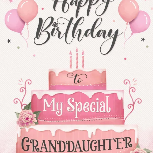 Miniatura 5 de Tarjeta de cumpleaños para nieta de Prime Greetings, fabricada en Estados Unidos, ecológica, cartulina gruesa con sobre premium de 5 x 7.75