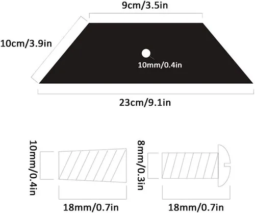 Miniatura 4 de Patas ajustables para cama de muebles, patas de repuesto de aleación de aluminio, patas de soporte de aleación de aluminio, conexión de código