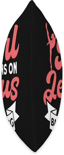 Miniatura 2 de Baton Twirler Majorettes Baton Twirling Girl Gifts This Girl Runs on Jesus and Baton Twirling Pillow (16 x 16 pulgadas), multicolor