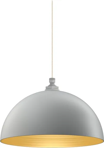 Miniatura 68 de Steel Lighting Co. Brentwood - Lámpara colgante Montada en el techo Cúpula redonda de 14 pulgadas Estilo moderno contemporáneo de granja