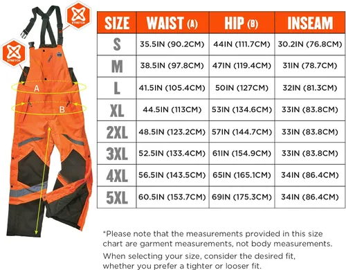 Miniatura 8 de Ergodyne GloWear 8928 - Overol térmico con aislamiento, alta visibilidad, resistente a la intemperie