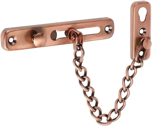 Candado de Protección de Puerta con Cadena Alise, Cierres de Cadena de Puerta con Resorte de Seguridad y Presión Antirrobo, Cierres de Cadena para
